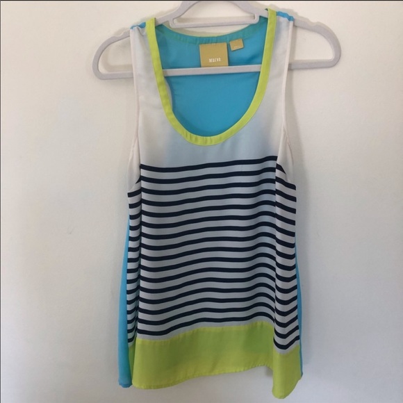 Anthropologie Maeve Persephone Colorblock Tank - Picture 2 of 6